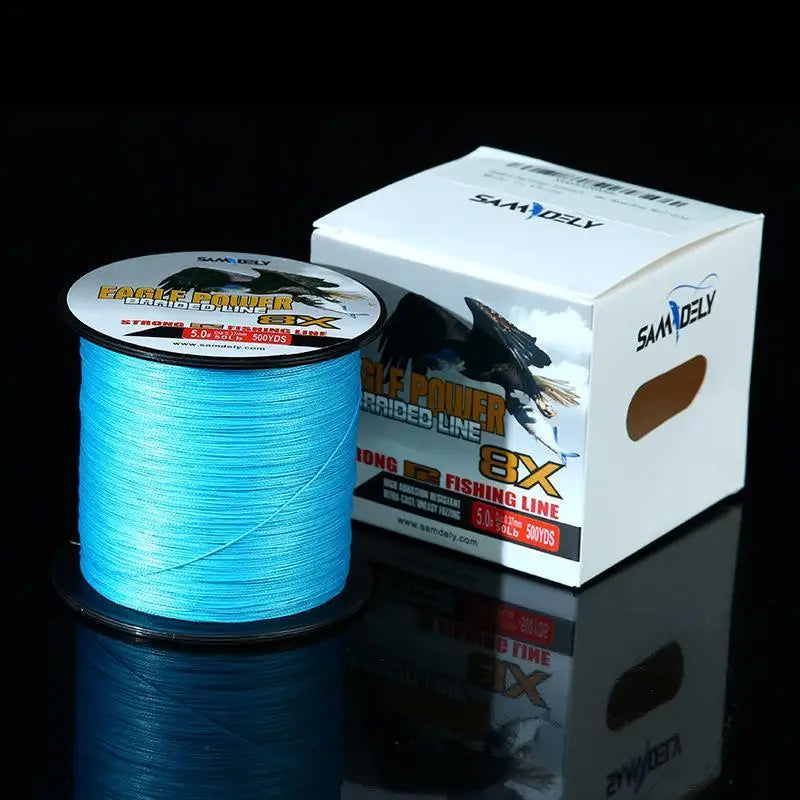 Lure Fishing Line Braided Fishing Line High-Strength PE Line Super Tensile Strength Low Stretch Anti-Winding for Sea River Lake