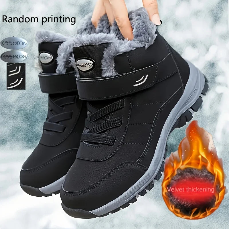 Winter Fashion Casual Outdoor Sneaker Soft Sole Anti Slip Warm Winter Snow Boots Cold Resistant Wear-Resistant Couple style