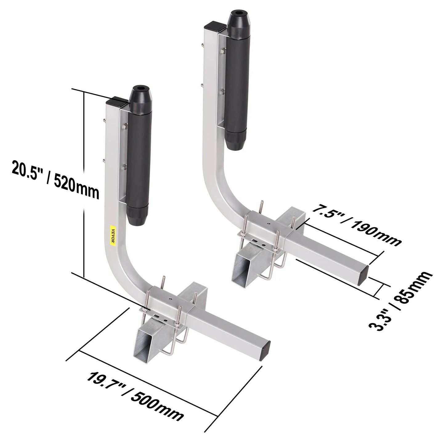SucceBuy Boat Trailer Guide Adjustable Guide Poles 2PCS Rustproof Galvanized Steel Trailer Guide for Ski Boat Sailboat Trailer