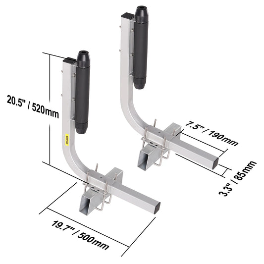 SucceBuy Boat Trailer Guide Adjustable Guide Poles 2PCS Rustproof Galvanized Steel Trailer Guide for Ski Boat Sailboat Trailer