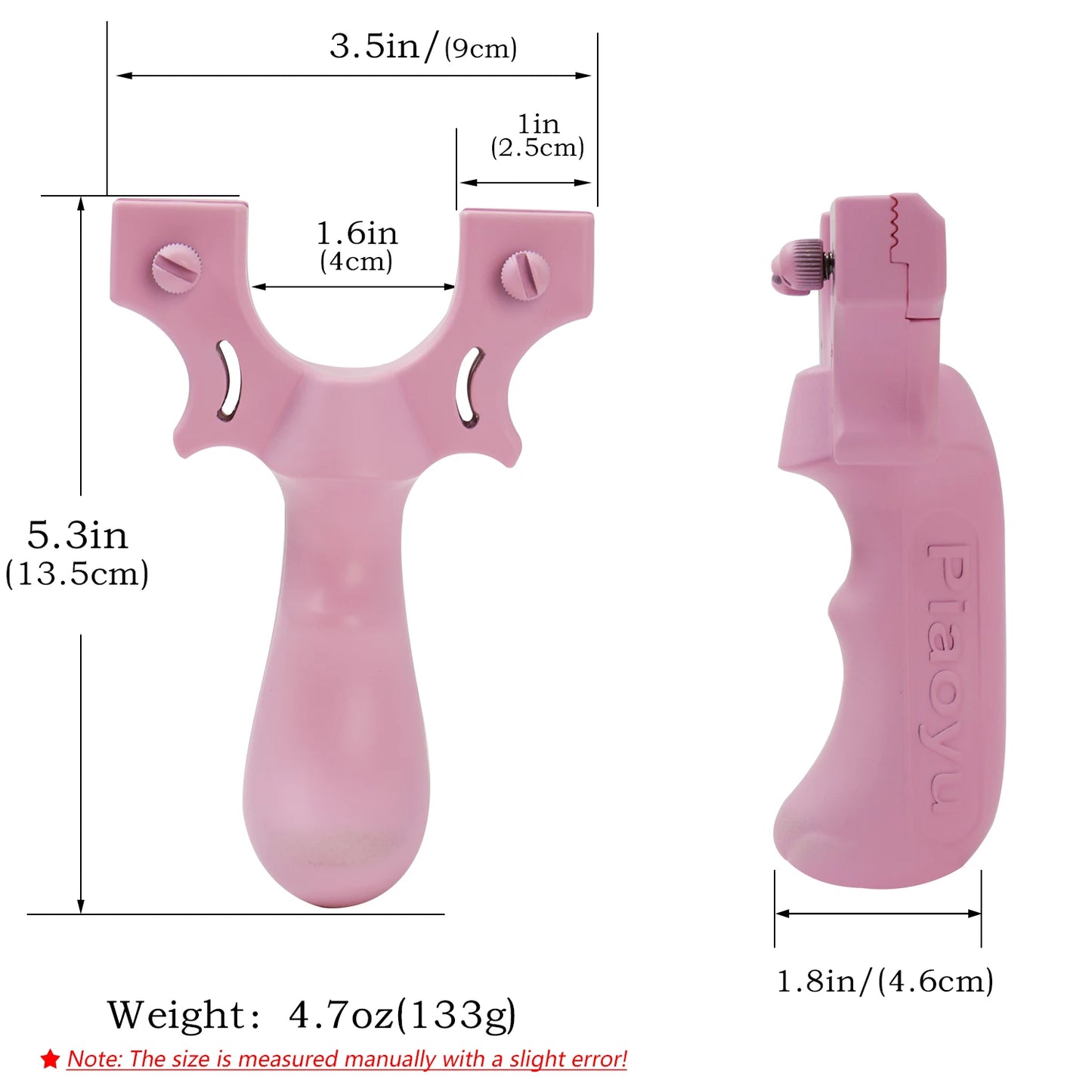 Pink Shooting Slingshot Set, Portable Small Slingshot, High-Quality ABS Slingshot, Professional Hunting Accessories