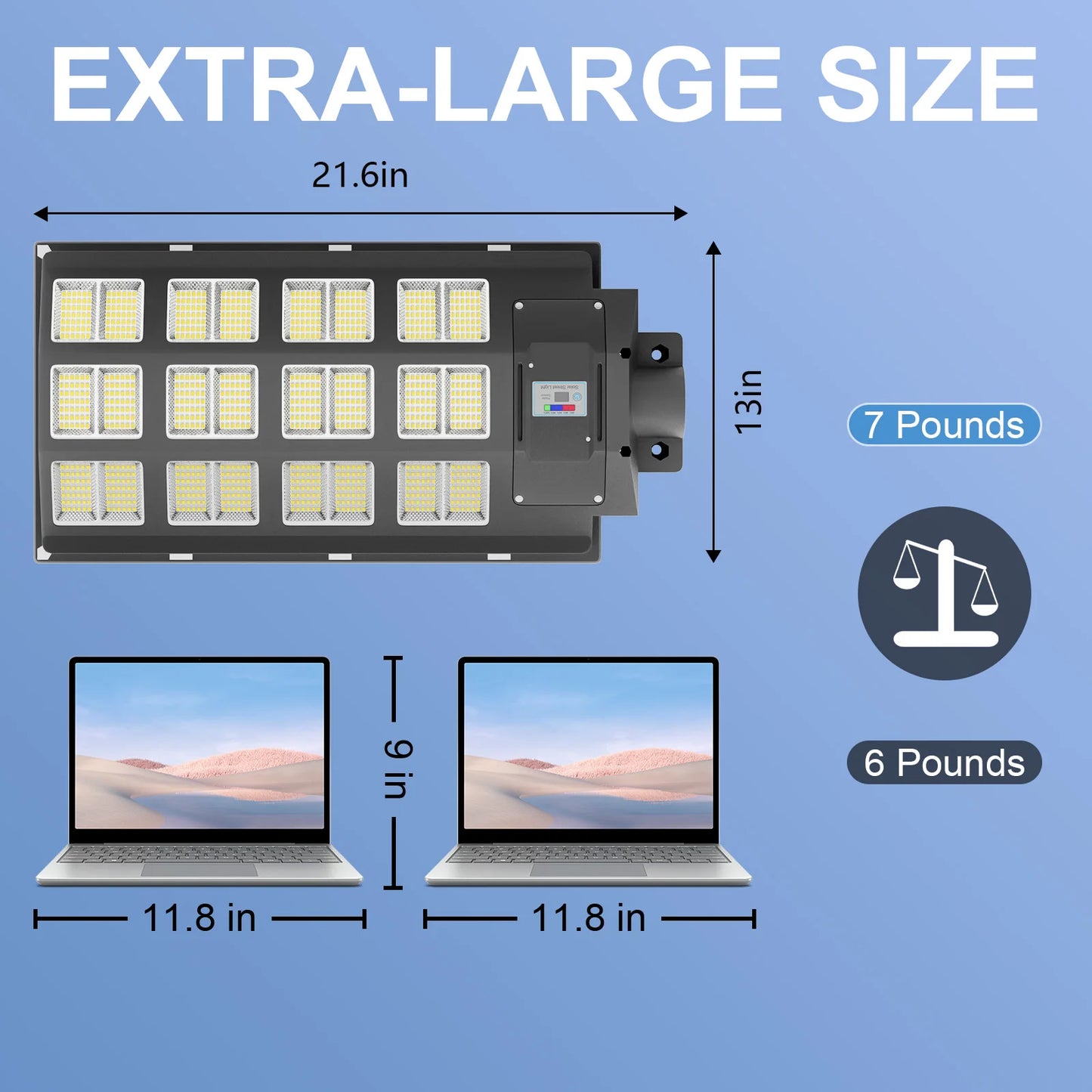 2PACK 4800W Solar Light Outdoor Solar Street Light With Motion Sensor Garden Wall Lamp Waterproof Solar Powerful Street Light