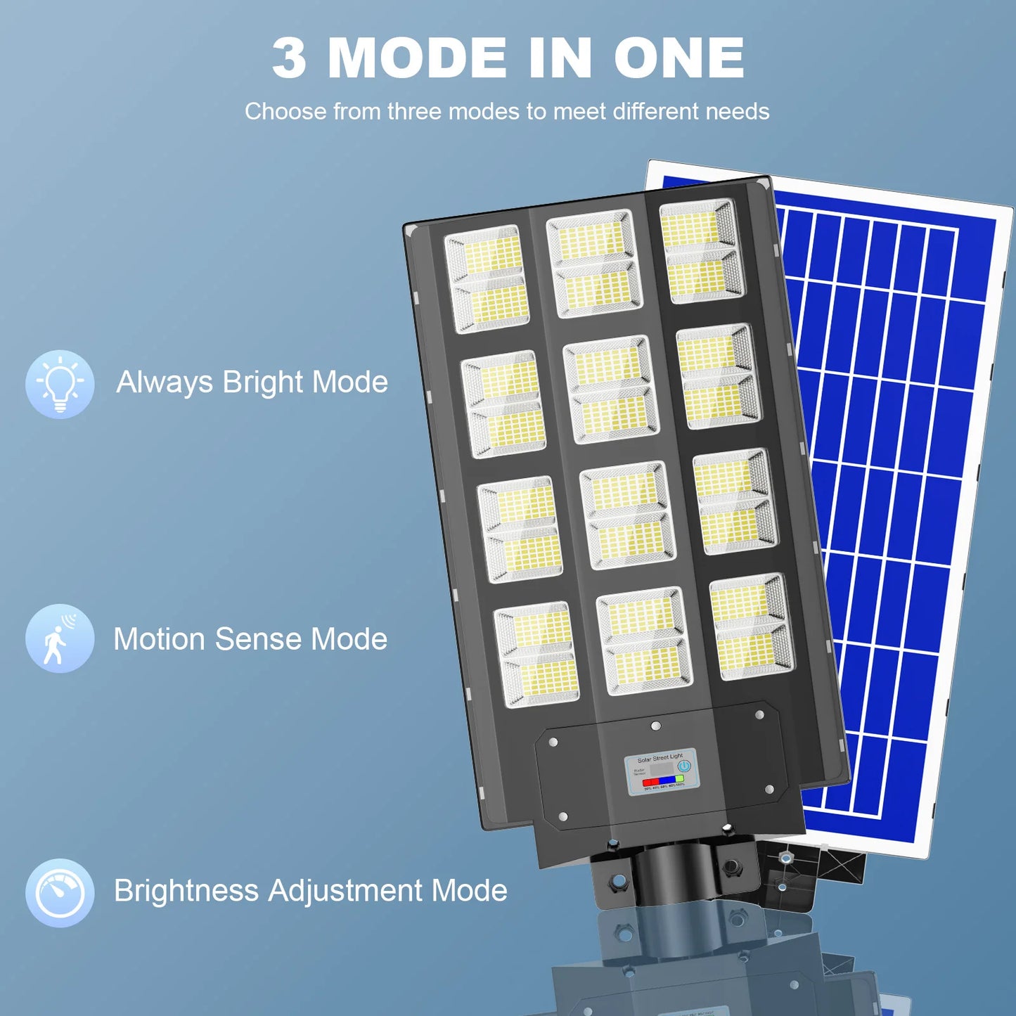 2PACK 4800W Solar Light Outdoor Solar Street Light With Motion Sensor Garden Wall Lamp Waterproof Solar Powerful Street Light