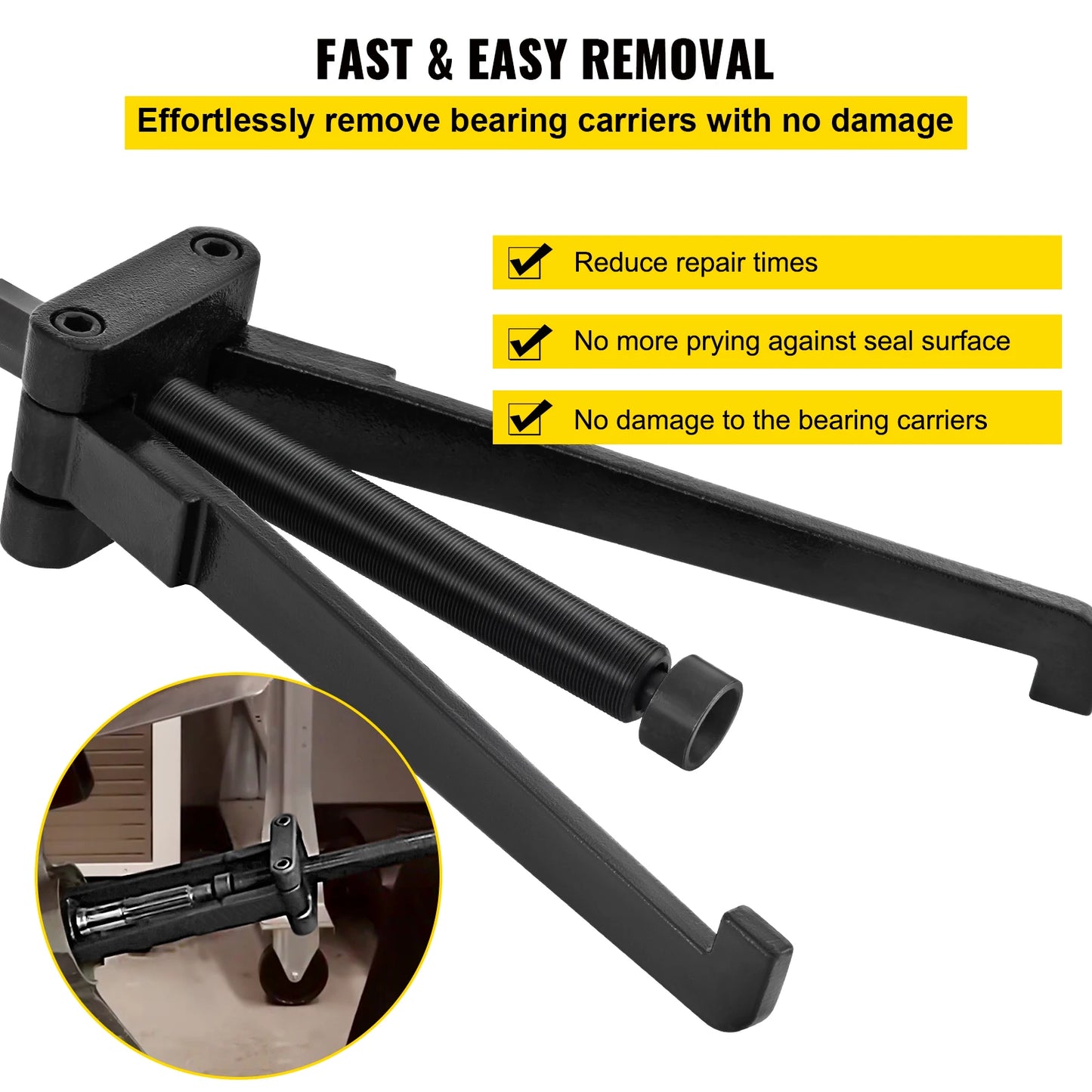 SucceBuy Lower Bearing Carrier Puller Compatible with Yamaha Johnson, Evinrude Honda Mercury Robust Steel Marine Lower Bearing