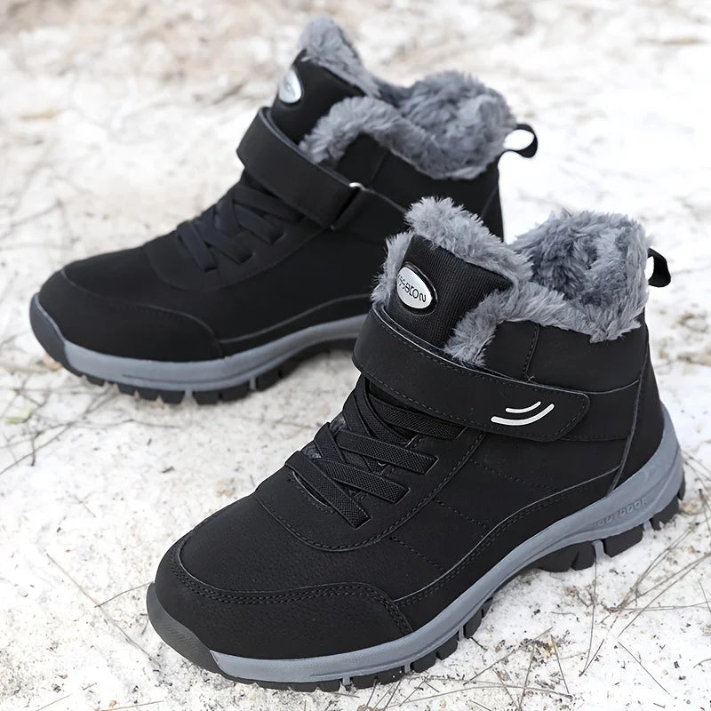 Winter Fashion Casual Outdoor Sneaker Soft Sole Anti Slip Warm Winter Snow Boots Cold Resistant Wear-Resistant Couple style