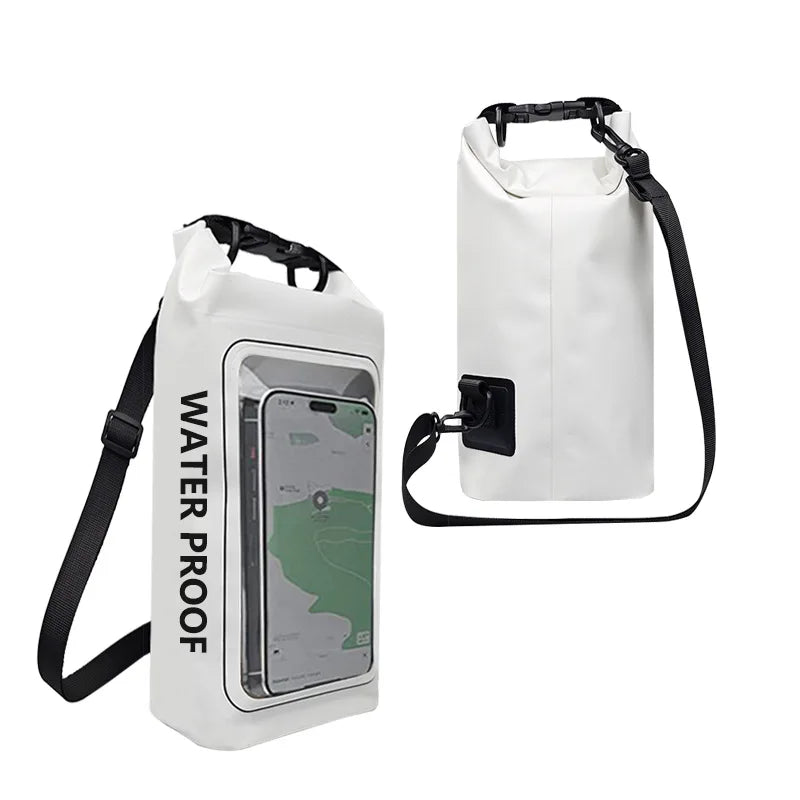 2L Waterproof Dry Bag Phone Pouch Touch Screen Protection Outdoor Beach Kayak Camping Diving Swimming Water Sports Boating Gear