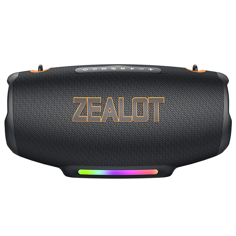 Zealot S127 Portable Loud Bluetooth Speaker Wireless 100W PEAK IPX7 Waterproof Outdoor Speaker Boombox Subwoofer for Party