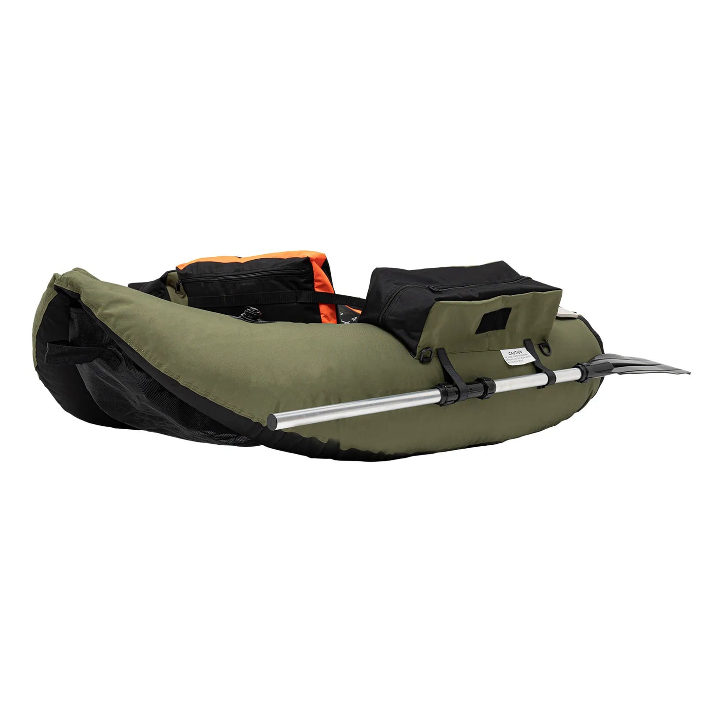 Outdoor Inflatable Fishing Boat Adjustable Backrest 130kg/286.6lbs Load