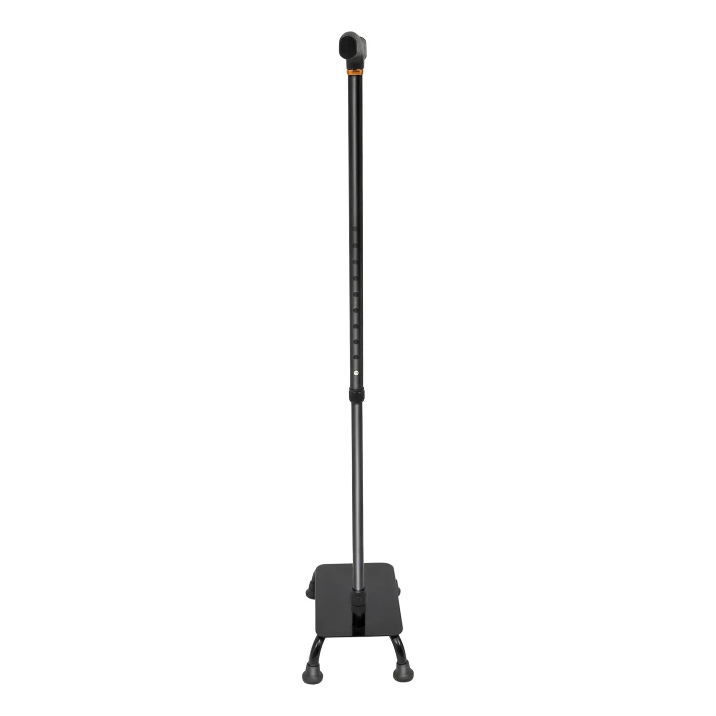 2-in-1 Stair Climbing Cane Heavy Duty Assist Cane Adjustable Convertible Walking Stick w/9" Pedal for Elderly & Mobility Aid