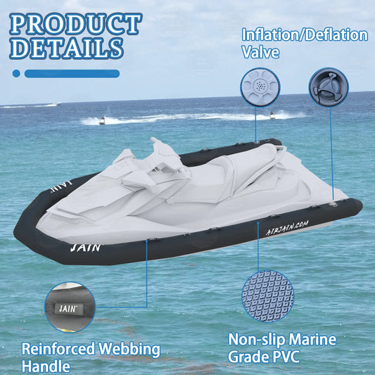 Stock! Hot Selling Inflatable PVC Motorboat Ribs Inflatable Motorboat Safety Devices Buoy U-Shaped Water Rescue Jet Ski Collor