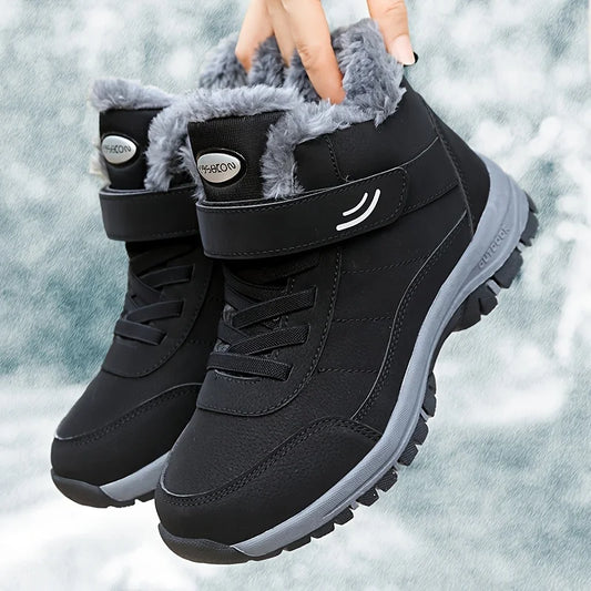 Winter Fashion Casual Outdoor Sneaker Soft Sole Anti Slip Warm Winter Snow Boots Cold Resistant Wear-Resistant Couple style