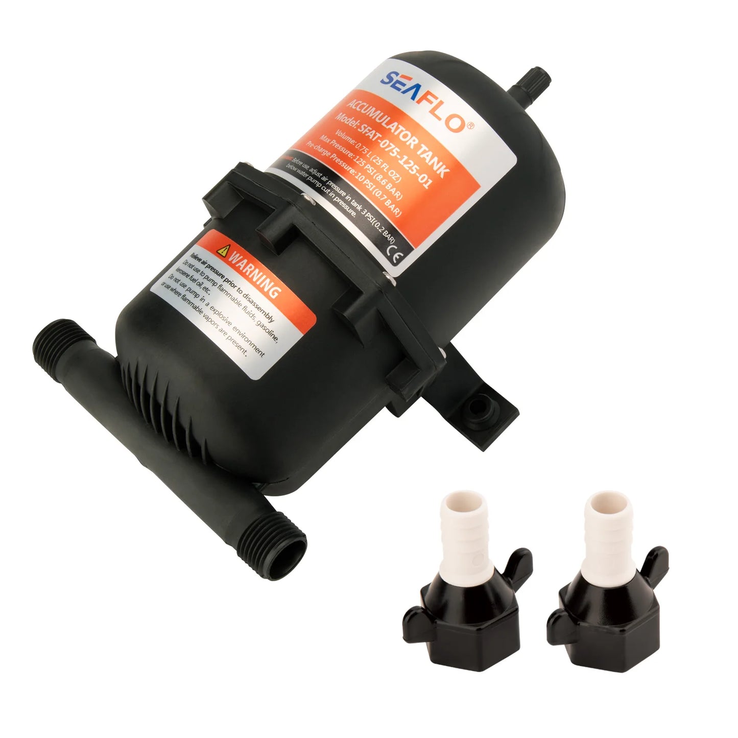 Portable Water Accumulator Tank 0.75L 125 PSI – Marine RV Boat Mini Pressure Pump for Yacht