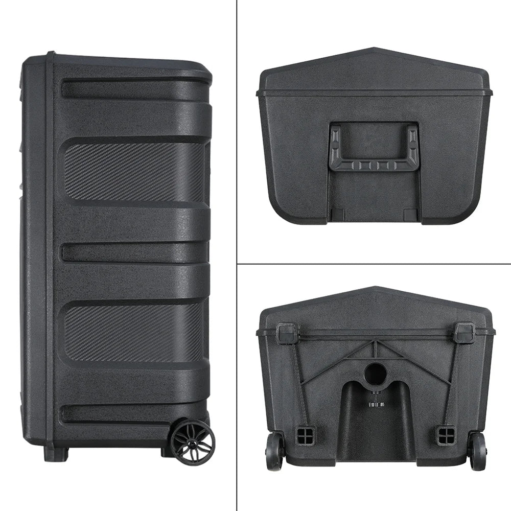 Portable Bluetooth Party Speaker 15" Subwoofer w/Stand Sound System Dj Karaoke RGB Light Rechargeable Outdoor Speaker with Mic